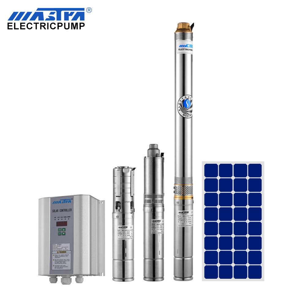 Bombas de Poço de Impulsor Submersível MASTRA Sistema Solar DC de Bomba de Água