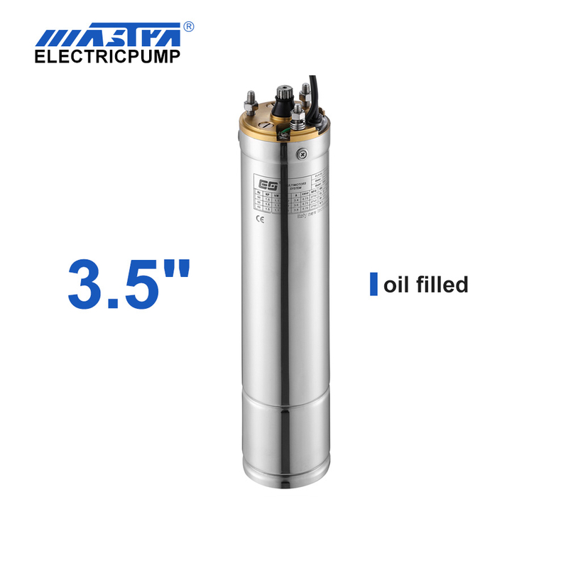 Motor submersível de refrigeração a óleo de 3,5"