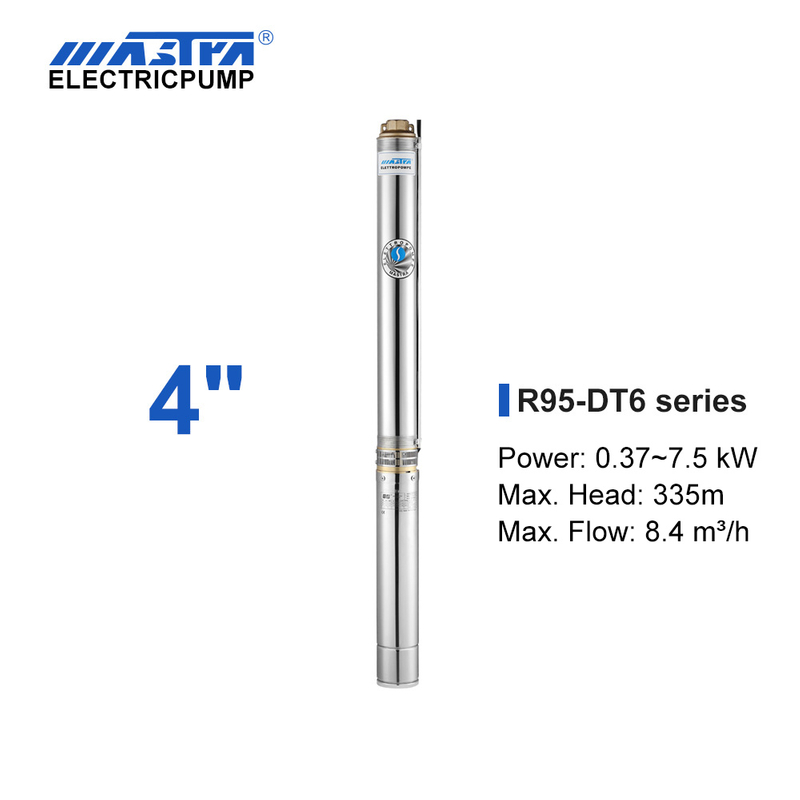 Bomba submersível de 4 polegadas Mastra - R95-DT Série 6 M³/h Caudal nominal