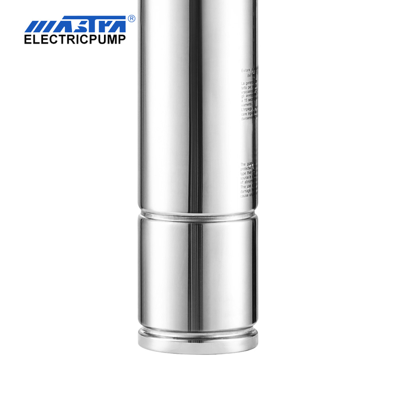 Bomba submersível de aço inoxidável de 6 polegadas Mastra - Série 6SP 30 M³/h Caudal nominal