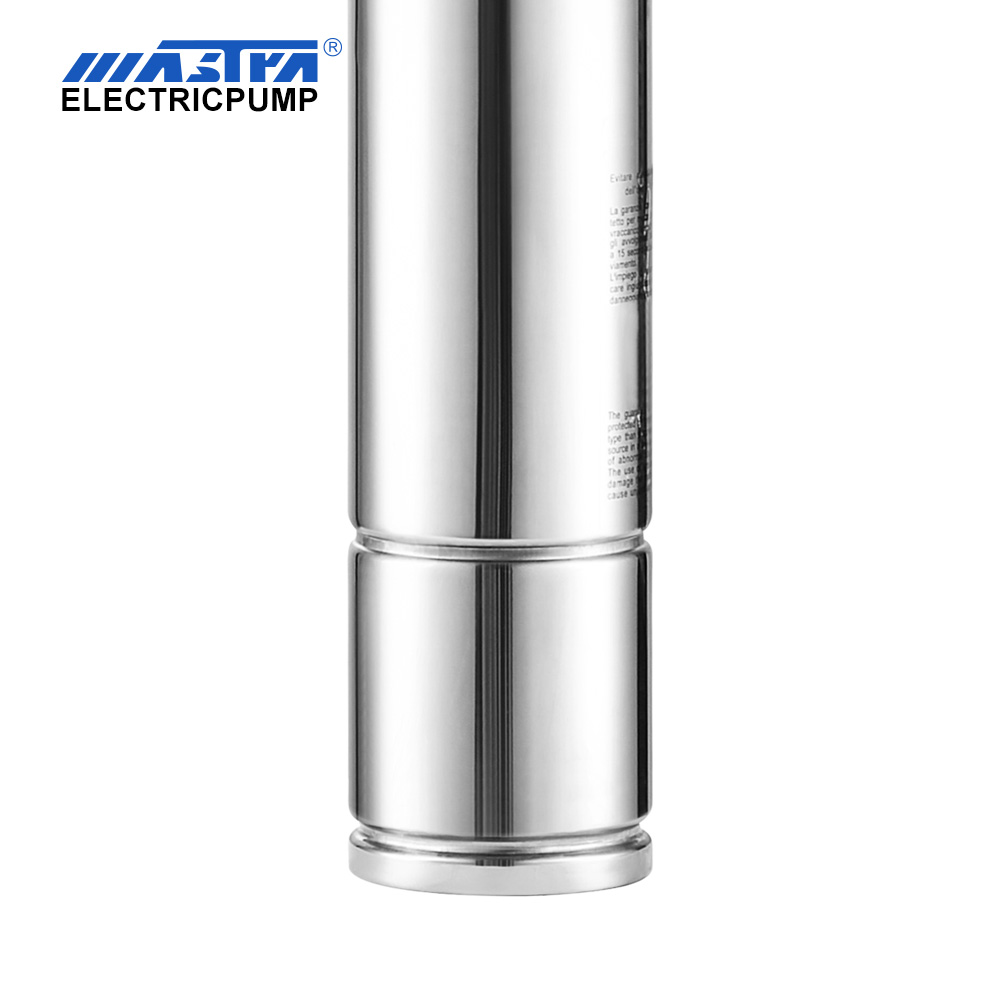 Bomba submersível de aço inoxidável de 6 polegadas Mastra - Série 6SP 30 M³/h Caudal nominal