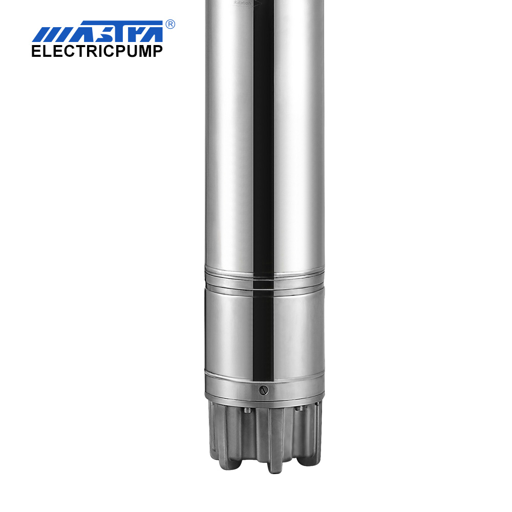Bomba submersível de aço inoxidável de 8 polegadas Mastra - Série 8SP 77 M³/h Caudal nominal