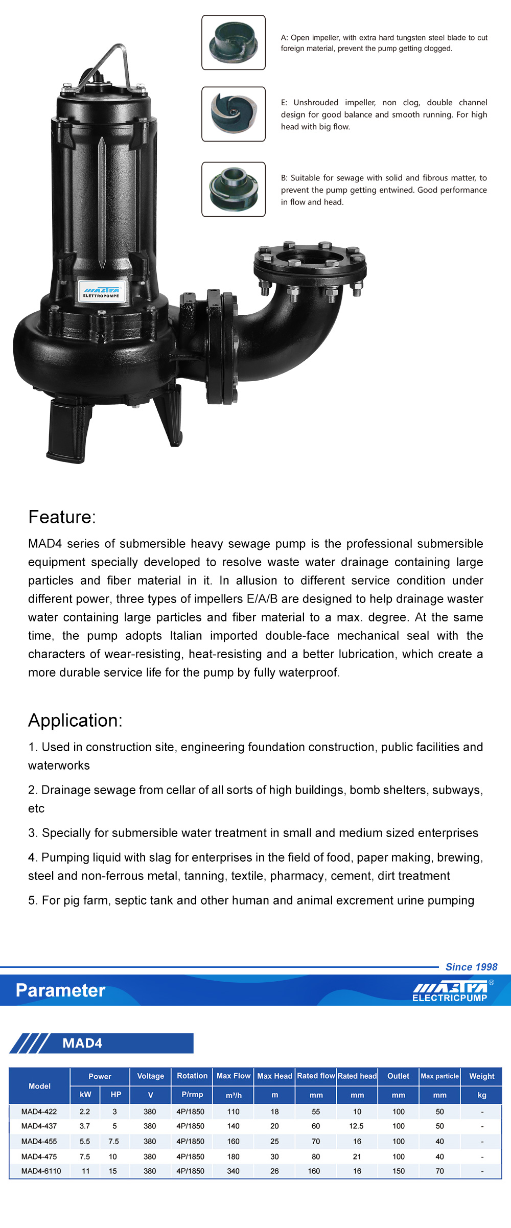 marcas de bombas de &aacute;gua submers&iacute;veis